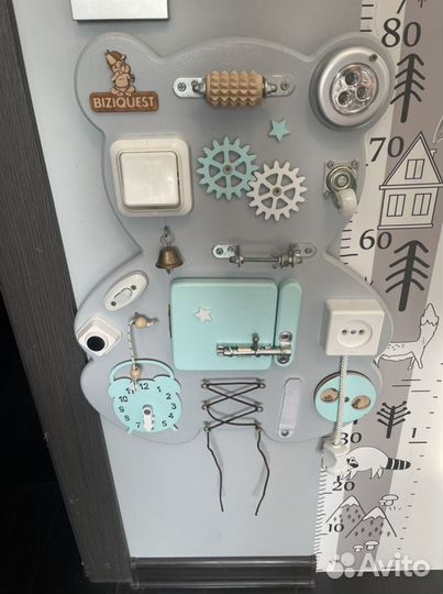 Бизиборд мишка