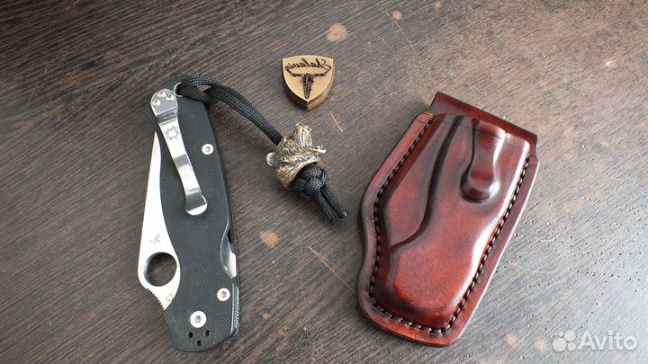 Вертикалный чехол для ножа Spyderco Paramilitary 2