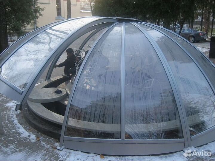 Стеклянные зенитные фонари