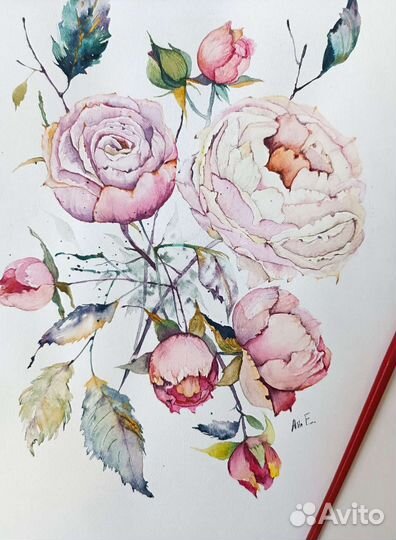 Картина акварельная 