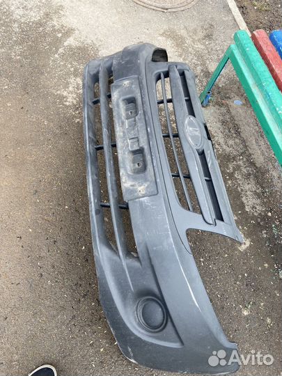 Бампер шагрень на ладу гранту