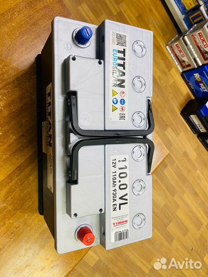 Аккумулятор Титан 110 Ач на Газон Валдай и.д.р