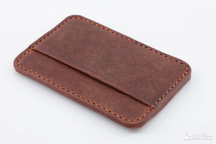 Визитница из кожи