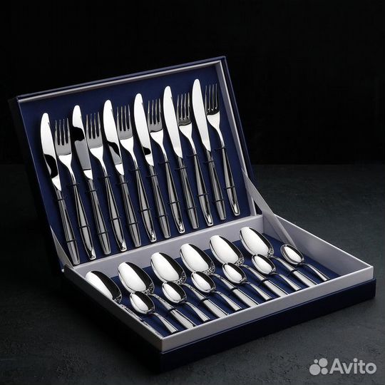 Набор столовых приборов 'Комет', 24 предмета, толщ