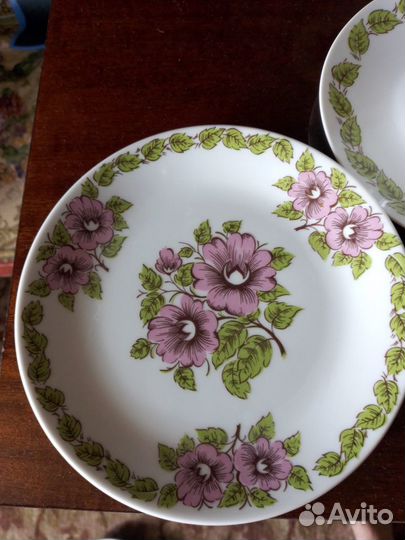 Посуда, тарелки, блюдца, чашки СССР Чехия