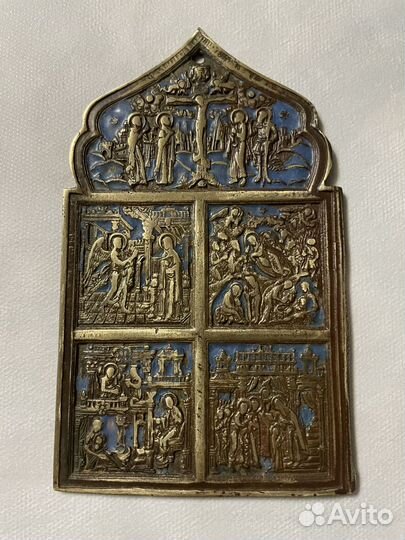 Складень старинные иконы