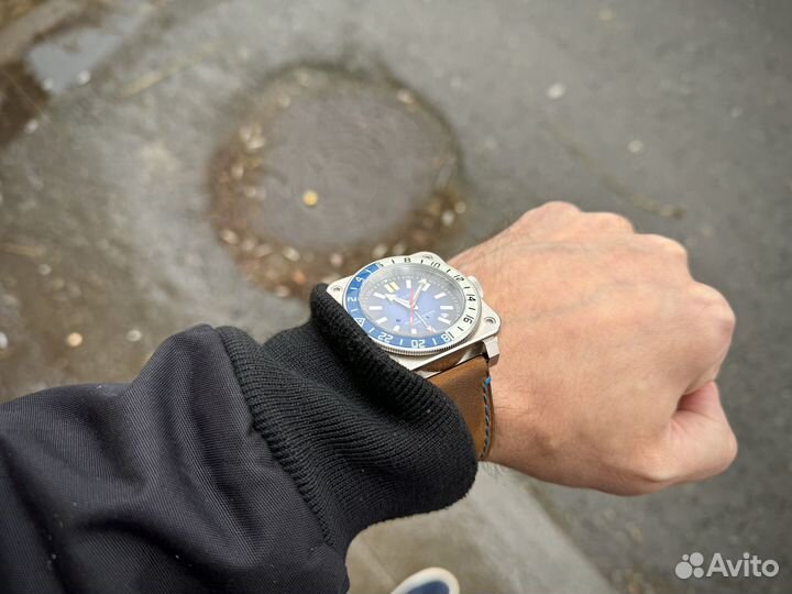 Aquatico Steel Man GMT