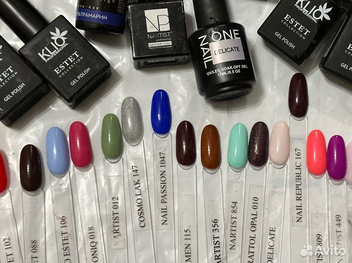 Гель лак для ногтей цена за все