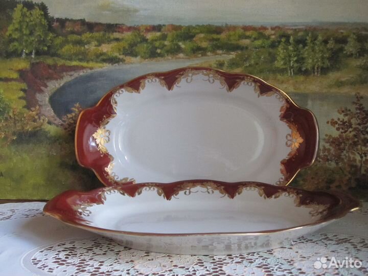 Фарфоровые блюда СССР. Винтаж