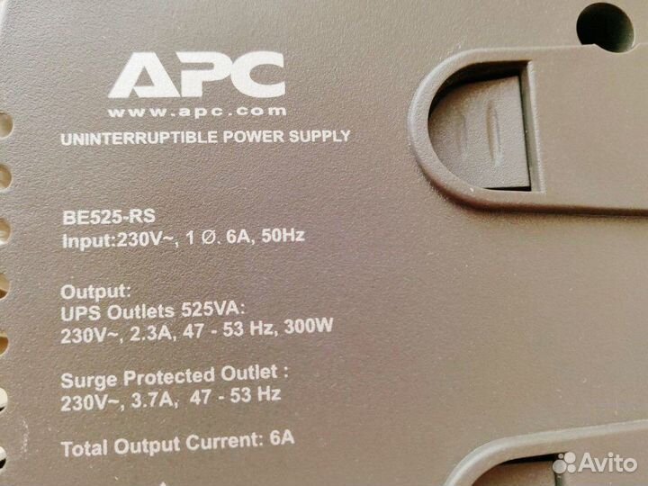Ибп APC Back-UPS ES 525