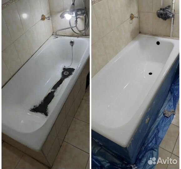 Реставрация ванн жидким акрилом