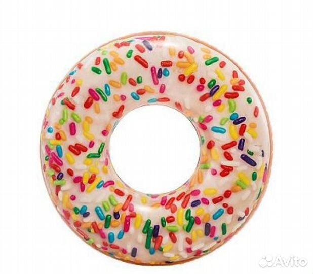 Надувной круг в виде пончика, 100 см
