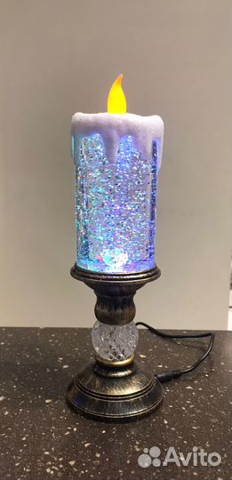 Свеча мигающая 25 см