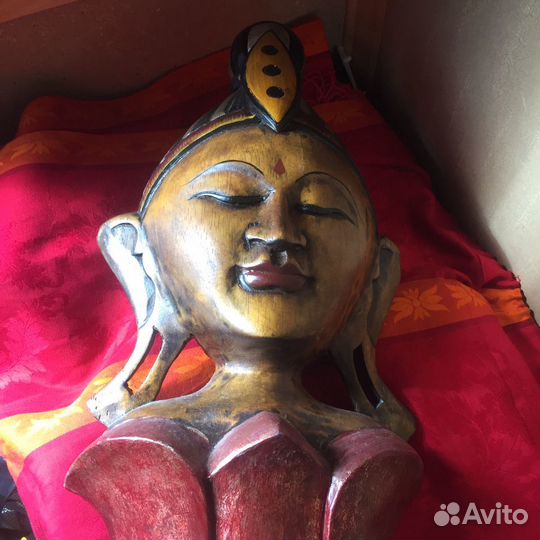 Маска африканская ручная работа