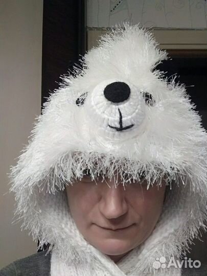 Комплект шапка, шарф