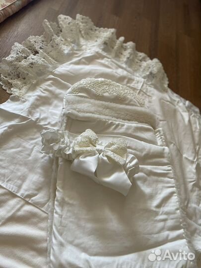 Конверт на выписку для девочки зима