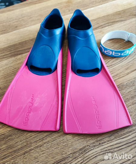 Ласты детские Trainfins Nabaiji Decathlon