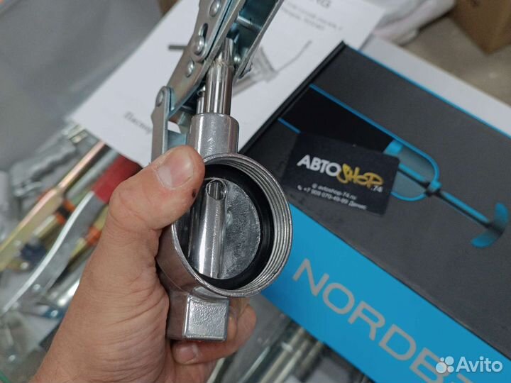 Шприц для смазки усиленный 2х штоковый Nordberg