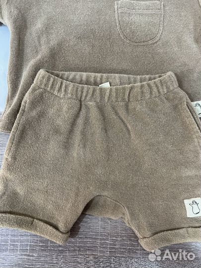 Комплект шорты и футболка, awww, 12-18 мес