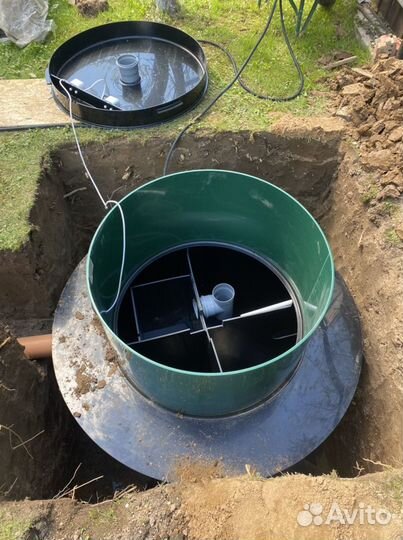 Септик под ключ.Евролос про/эко/Топас/ монтаж