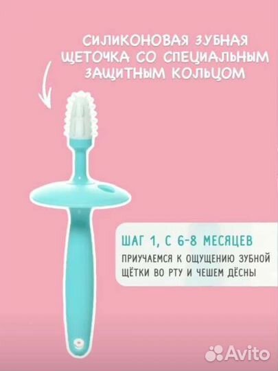 Детские зубные щетки с 6 мес