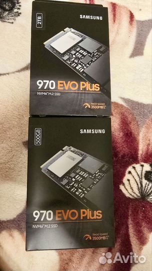 SSD диск Samsung 970 EVO Plus PCIe NVMe 3.0 x4 M.2