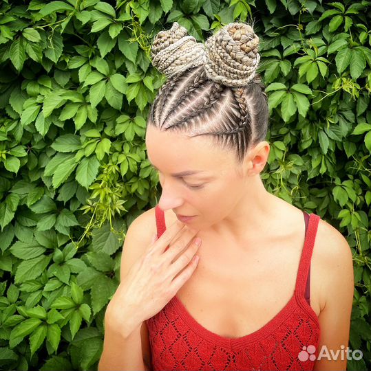 Афрокосы, Афрохвост, брейды, боксерские косы