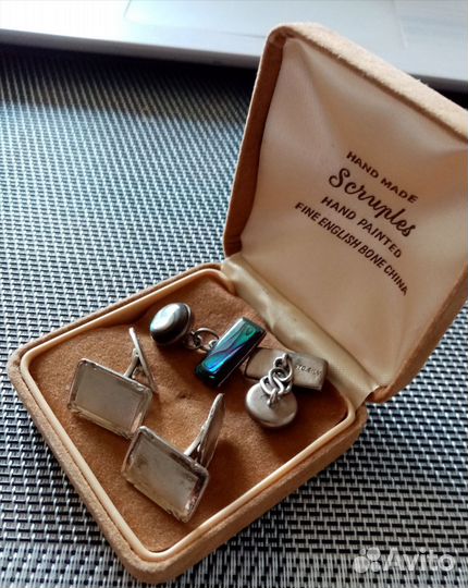 Мужские аксессуары запонки зажим Англия