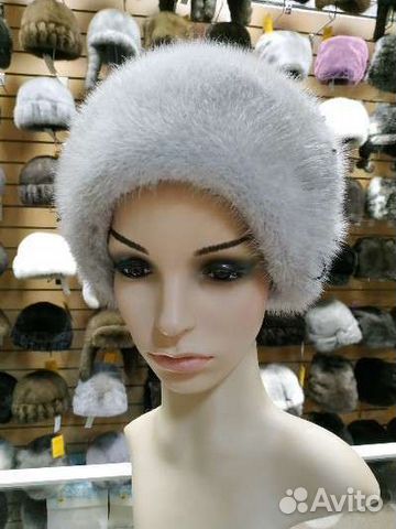 Шапка норковая новая женская