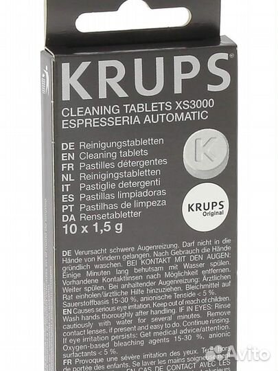 Таблетки чистящие krups Крупс XS3000