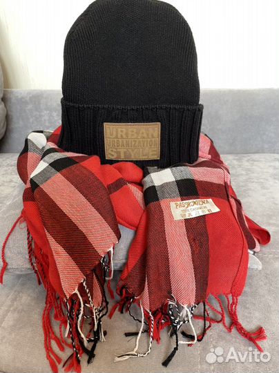 Комплект шапка и шарф