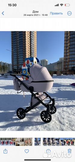 Коляска anex 2 в 1