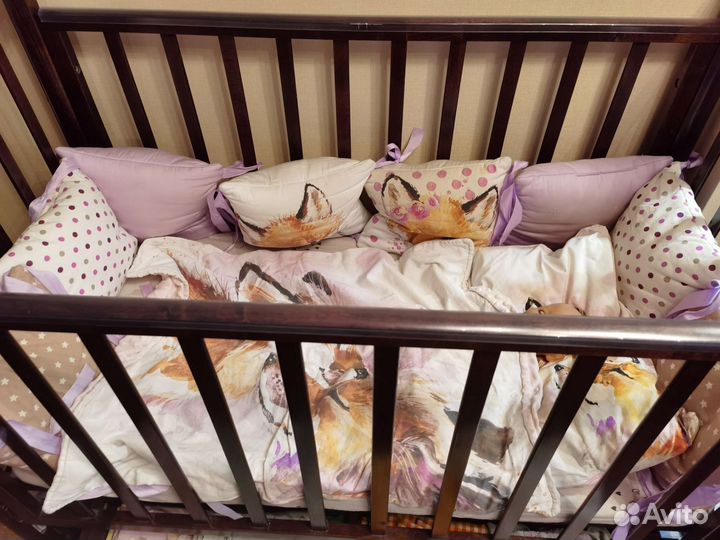 Бортики /подушки. Комплект в детскую кроватку