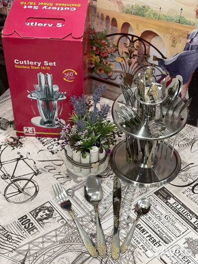 Набор столовых приборов на 6 персон(24 предмета)
