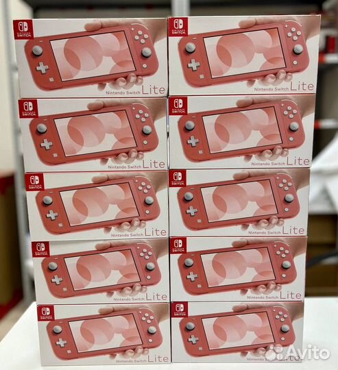 Nintendo Switch Lite 32 гб, коралловый