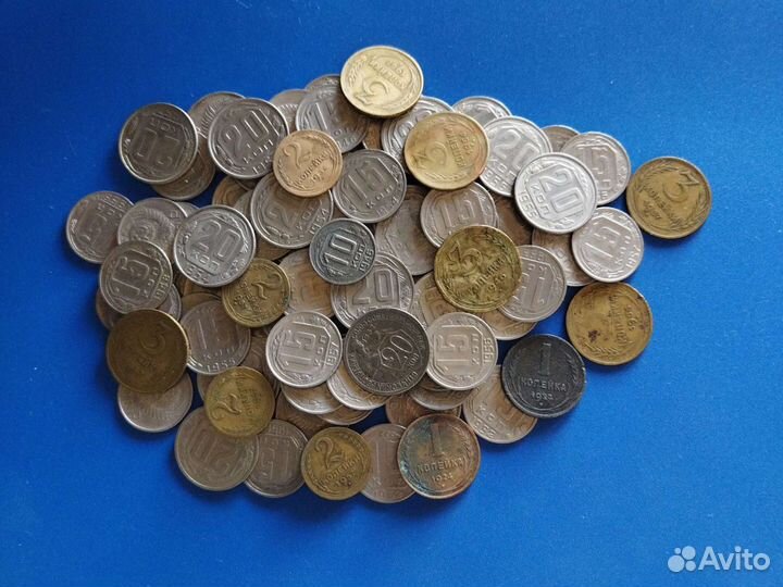 Монеты СССР до 1961 года (погодовка)