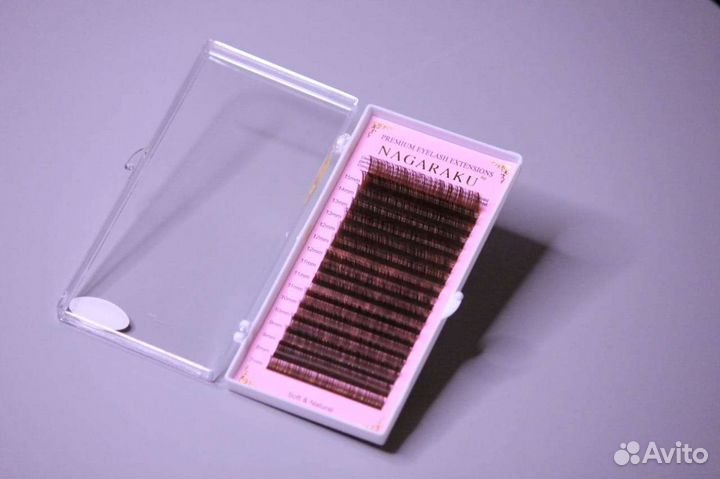 Ресницы для наращивания nagaraku / нагараку пучки