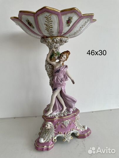 Ваза декоративная с женской фигурой