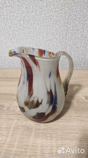 Графин цветное стекло СССР