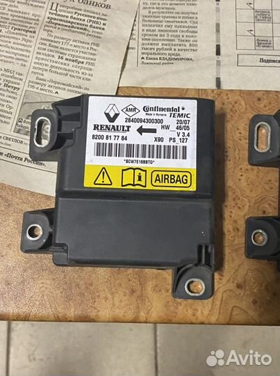 Блок управления двигателем renault logan эбу