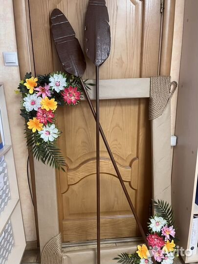 Фотозона гавайская вечеринка