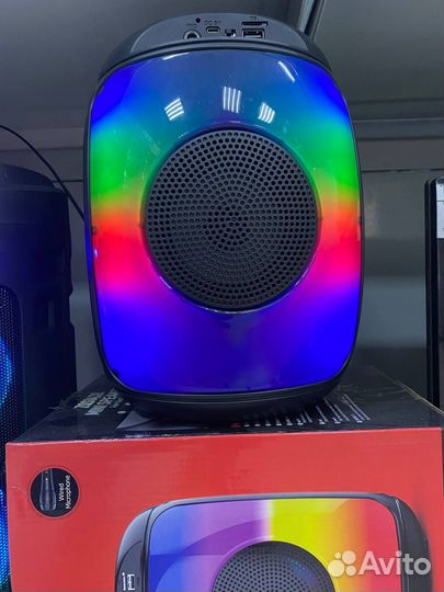 Колонка блютус радио флешка караоке новая к1