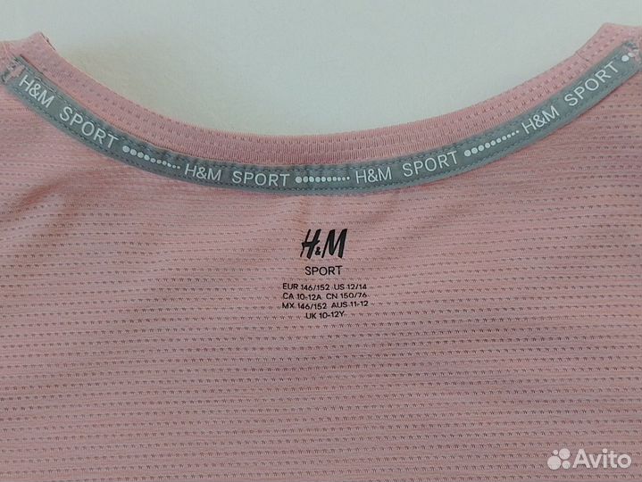 Футболка спортивная H&M на 10-12 лет