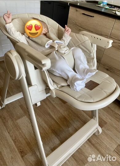 Стульчик для кормления happy baby berny lux