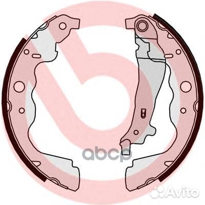 Колодки тормозные барабанные зад S68546