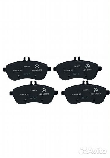 Тормозные колодки Mercedes C Klasse W205