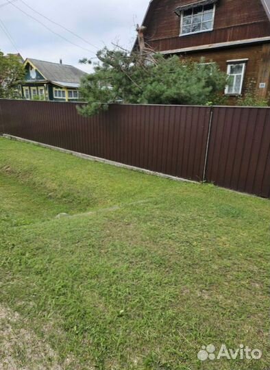 Забор из профнастила