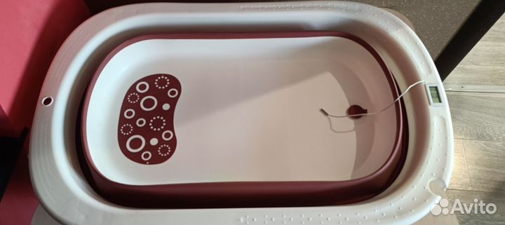Ванночка для купания с термометром