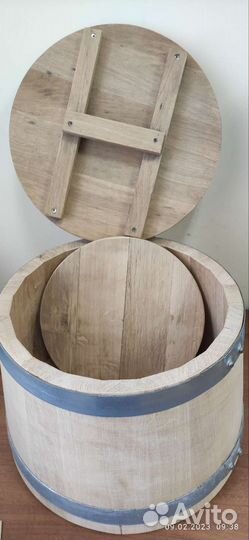 Кадка дубовая 15л