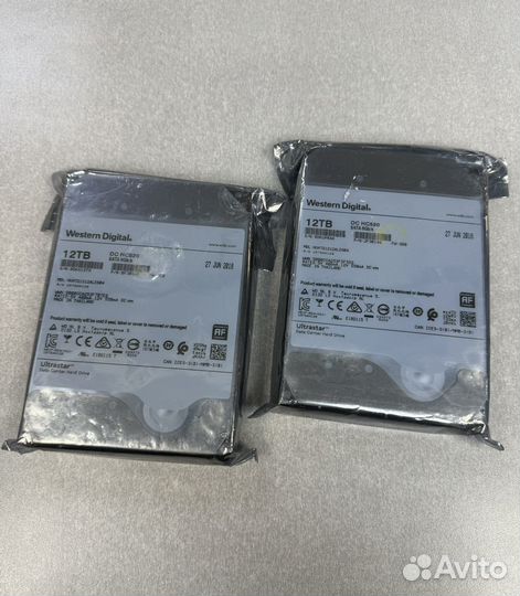 Жесткий диск WD Ultrastar DC HC520 12Tb новый